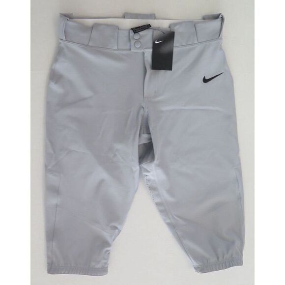 Nike Team CD8185 052 Women's Sz M Gray 3/4 Softball Game Practice Pants $80 - Picture 1 of 5